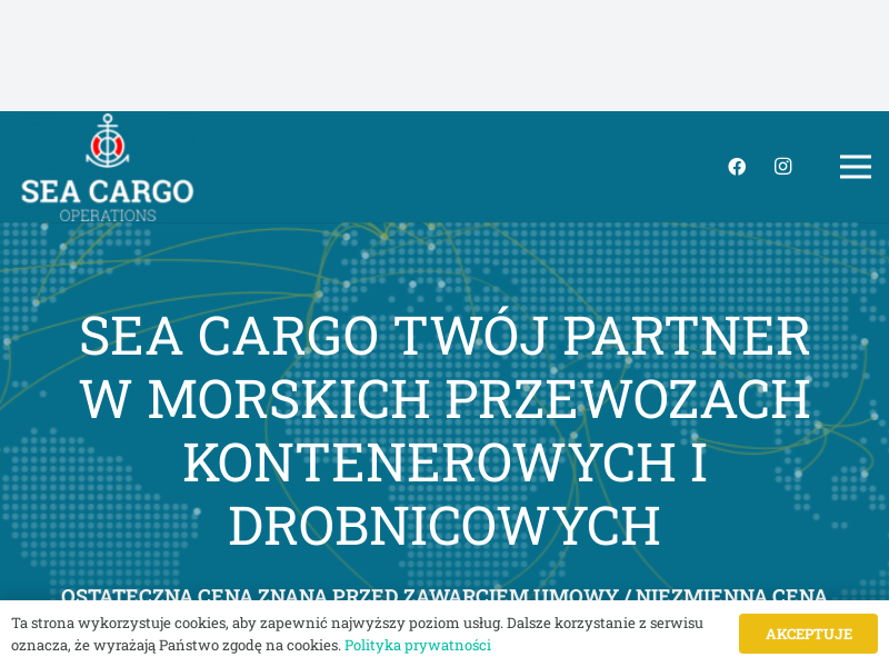 SEA CARGO OPERATIONS SPÓŁKA Z OGRANICZONĄ ODPOWIEDZIALNOŚCIĄ